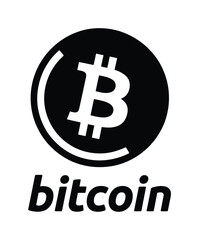 Obraz premium Vector logo design featuring the bitcoin symbol.