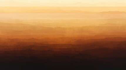 Obraz premium Serene Layers of Earthy Tones in Soft Sunrise Horizon Captured in Gentle Gradient Overlapping Layers in Warm Color Palette