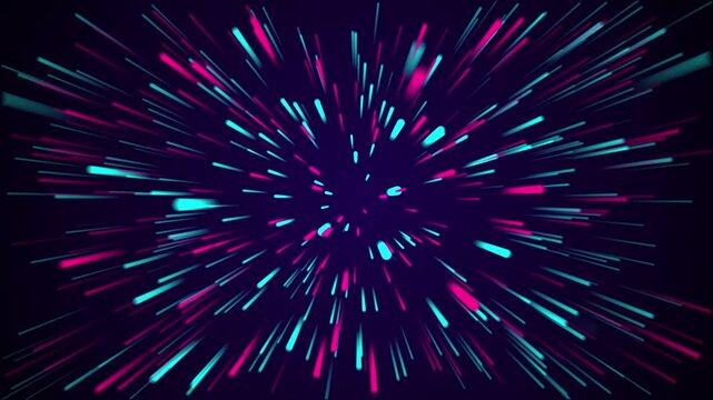Lines zoom looping background