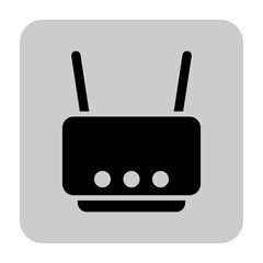 Fototapeta premium Part computer vector, clip art, and symbol. Flat design of part of computer concept and simple design