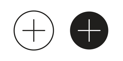 Obraz premium Plus icon. Premium thin line vector illustrator. Vector EPS10