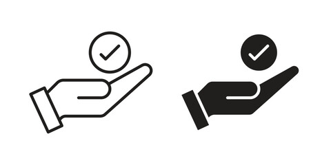 Fototapeta premium Solution Provide icon. Premium thin line vector illustrator. Vector EPS10