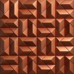 ブラウン色のシームレスなリピートパターン柄