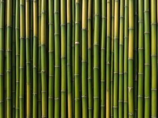 Obraz premium Vertical bamboo stalks