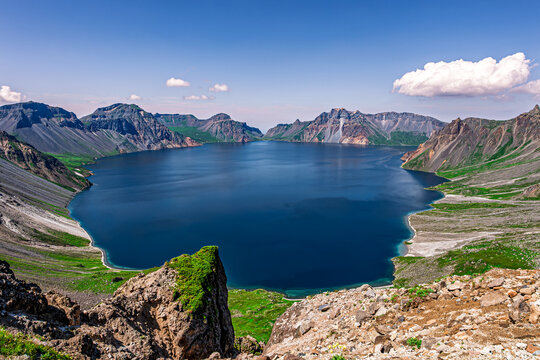 Landscape of Changbai Mountain Volcanic National Geopark, Jilin Province, China