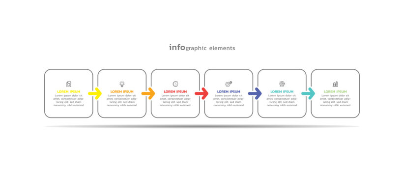 Presentation business abstract background infographic template colorful