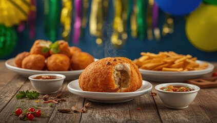 Classic Brazilian chicken-filled fried pastry