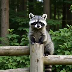 Fototapeta premium Raccoon