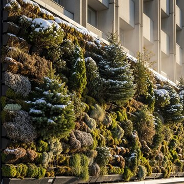 Taiga Tranquility Yakutsk Russia Focus on hardy coniferous trees