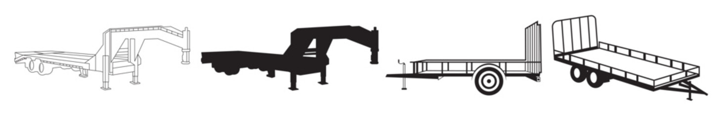  big tex trailers flatbed trailer outline flatbed gooseneck © Ohgw