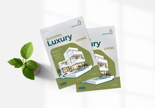Modern Luxury Real Estate Flyer Template