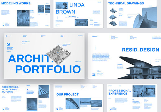 Architecture Portfolio Presentation Layout
