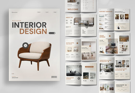 Interior Design Book Layout