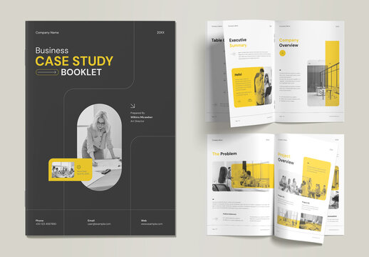 Business Case Study Booklet Template