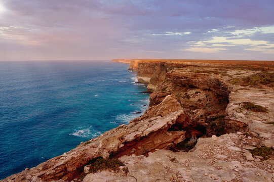 Bunda Cliffs or Nullarbor Cliffs erosion