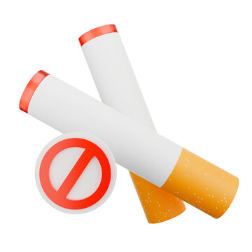 3d no smoking icon
