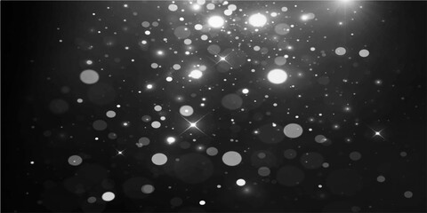 Abstract a mesmerizing display of shimmering bokeh lights dances against a dark backdrop, creating an enchanting visual experience that evokes a sense of magic and wonder.  © FANUSH