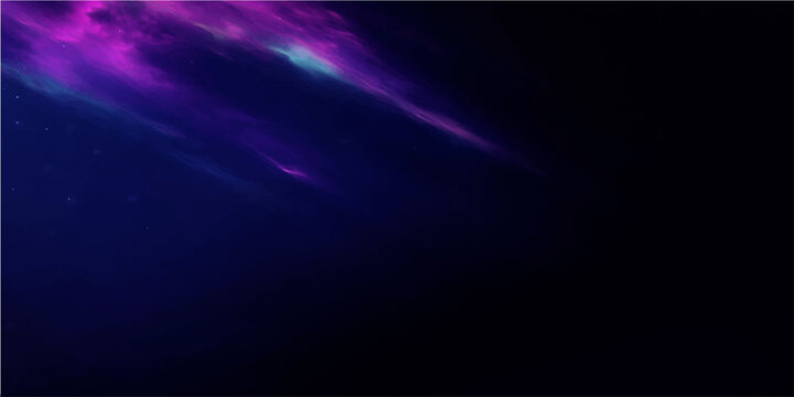 Abstract ethereal beauty of aurora borealis lights the night sky with streaks of neon colors. creating an awe-inspiring vision of nature's marvel. 
