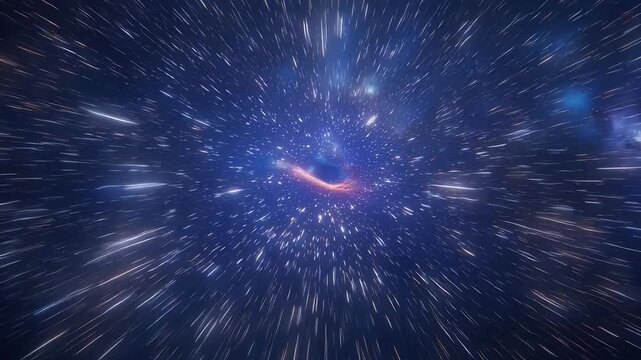 Hyperdrive through deep space to unknown regions with cosmic wormhole effect