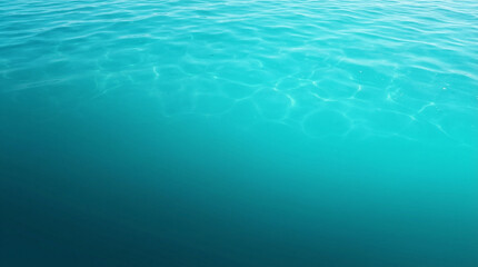 Obraz premium Smooth gradient background from deep ocean teal to bright aqua, vivid tropical surface perfect for resort brand water company or bold lifestyle design