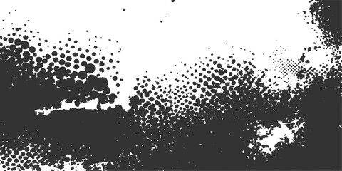 Abstract a black and white dotted pattern, abstracting a world of infinite possibilities for unique design elements and striking graphics. © DAKU MOHARAJ