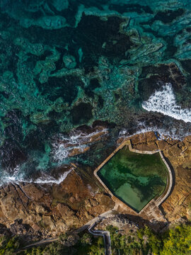Drone photo of Malabar Ocean Pool, Sydney 