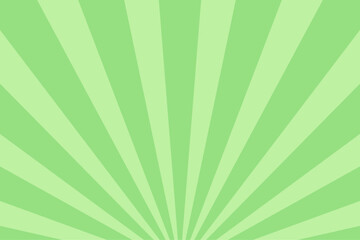緑色のサンバースト背景デザイン