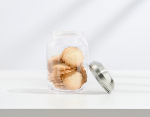 Eid Cookies Jar with Ketupat Decoration Lebaran Snack