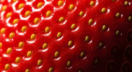 red strawberry background