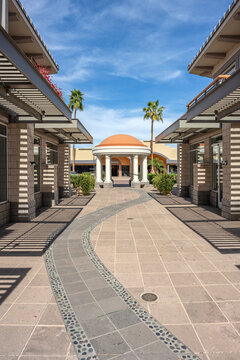 Downtown Scottsdale art center Arizona.