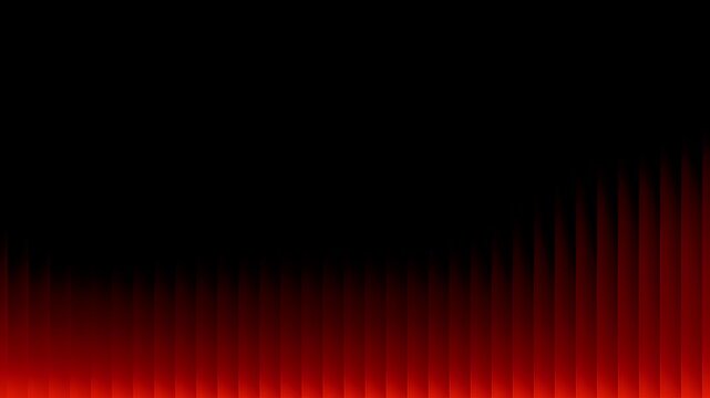Grainy red Multicolor Gradient Glass Lines Effect Black Background Futuristic Cool Glow Soft Waves Animation Vertical Lines Ribbed Texture Gradient Lighting Modern