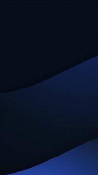 Vertical Navy Blue Corporate Wave Background. 4K Abstract Business Motion for Finance Reels, Professional Stories, and LinkedIn Ads