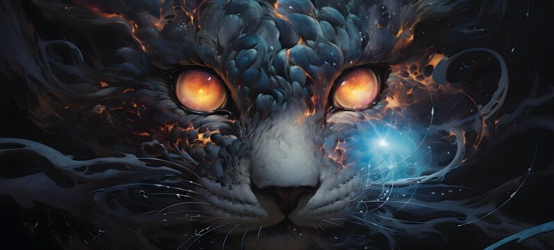 Astral vision liger kraken meets cosmos,generative AI