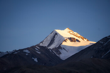 Snow Covered Mountain Peak Ladakh