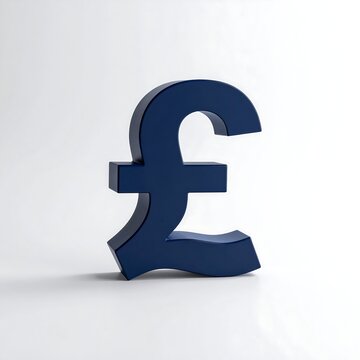 A large, dark blue pound symbol on a white background