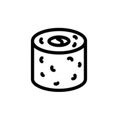 Minimalist Icon of a Wooden Barrel for Industry and Craftsmanship