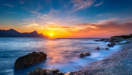 Fototapeta premium Evening Colors By The Sea