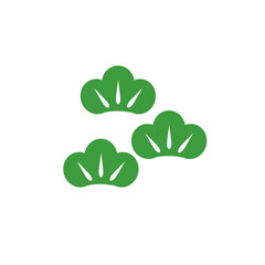 松のイラスト　松竹梅の和風イラスト　年賀状2027 年賀2027 正月・年賀状デザイン素材