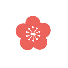 梅のイラスト　松竹梅の和風イラスト　年賀状2027 年賀2027 正月・年賀状デザイン素材