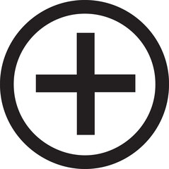 Obraz premium Plus Add Icon Illustration