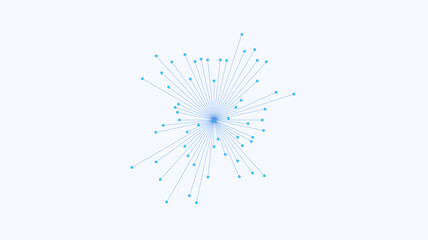 Obraz premium Dynamic Abstract Vector Network Illustrating Data Connection and Information Hub