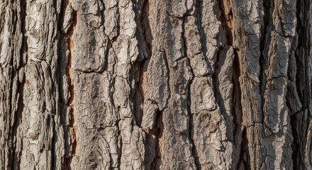 Fototapeta premium Close-up of Tree Bark Texture Showing Natural Rugged Surface for Nature and Environment Themes