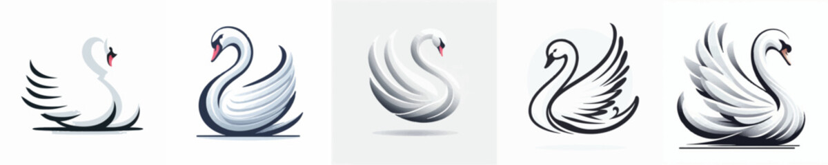 Obraz premium Vector of a Goose