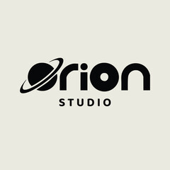 Obraz premium Logo for orion studio research center organization