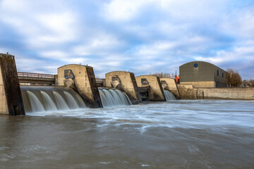 Wasserkraftwerk in Vohburg an der Donau