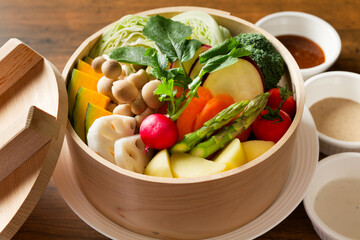 野菜のせいろ蒸し