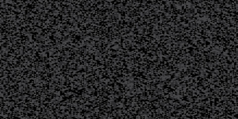 Abstract geometric black and gray background seamless mosaic and low polygon triangle texture wallpaper. Triangle shape retro wall grid pattern geometric ornament tile vector square element.