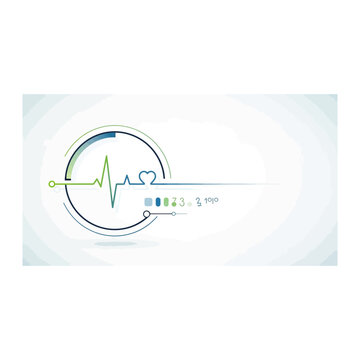 Blurry logo with a green and blue circular design and illegible text
