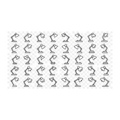 Naklejka premium A collection of black curly brackets