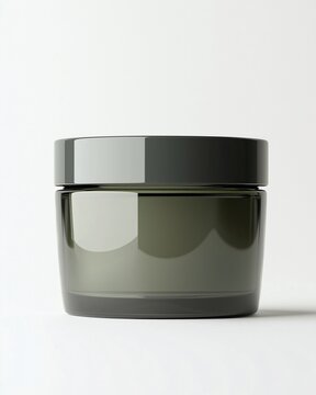 Luxury cosmetic glass jar made of seaweed bio-plastic 2